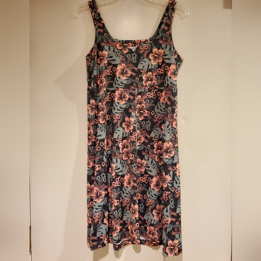Columbia Tropical Floral PFG Dress NWOT